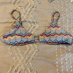 Roxy multi colored swim top